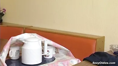 Natural busty German mature Loreena gets fucked by a big cock guy Ficky Martin