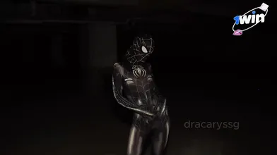 Venom is insane! Fucking in an deprived palace and creampied with a giant fuck-s