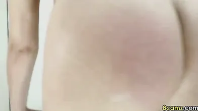 Busty Babe loves stripping and masturbating
