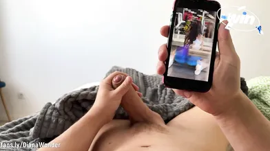 Cowgirl POV, Big Oiled Ass Gets True From Phone, Huge Cum - Best XXX Porn!