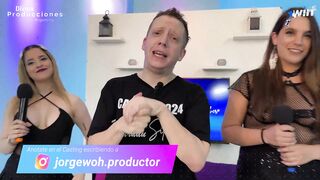 DivinaMaruuu, SilverJinx7 boink 1st participant in porn casting, suck off doggys