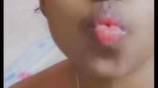 Cute Tamil girl sowing boobs