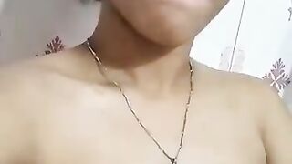 College girl show her boobs