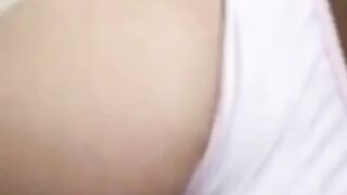 Hot girl showing and sucking boobies
