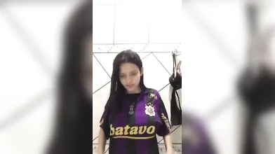 Hot girl showing and sucking boobies
