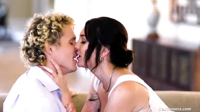 My busty dominant wife has her way with me and rides my face