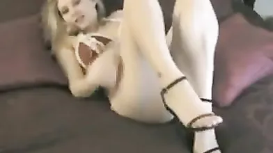 Hot Blonde Babe masturbating for you
