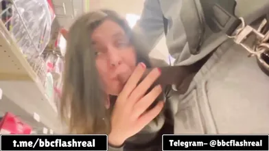 Goth Girl Sucked Bbc In The Public Store. Check My Tele For Full Video