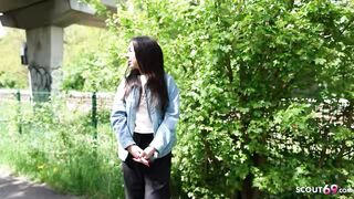 GERMAN SCOUT - Fit Slim Teen Viks Angel Pick Up for Hard Casting Fuck in Germany