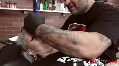 River Dawn Ink gets some new ink then gets fucked