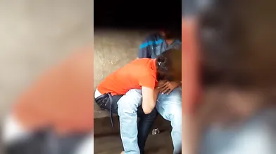 Horny Tamil Lovers Secretly Recorded While Fucking In Public Bus Stand