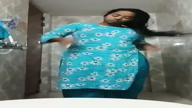 Tamil Girl Recording Herself While Changing Clothes In Bathroom