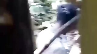 Tamil College Lovers Caught In Camera While Having Romance In Jungle