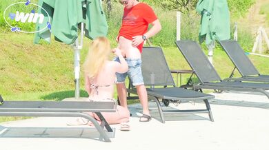 Hot cheating housewife cracks college rules with her luxurious milf maid in publ