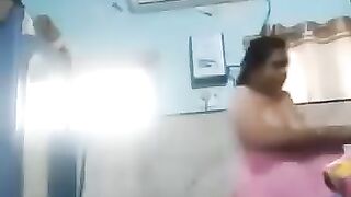Tamil mom dress changing video