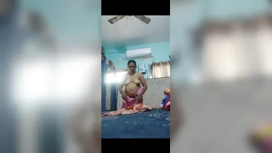 Tamil mom dress changing video