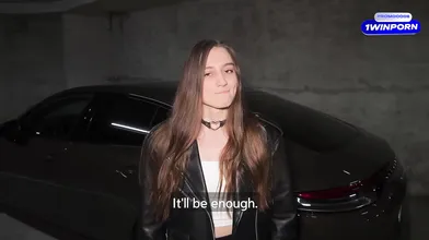 Rod-wielding parking attendant widens legendary cockslut in face, leaves her cum