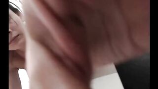 Hot Babe having fun fucking her pussy with a dildo