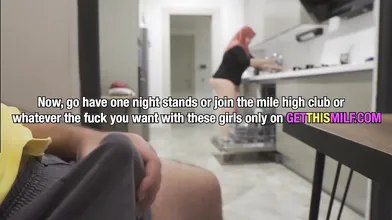 Indo Viral -My Big Ass Stepmom Caught Me Jerking Off While Watching Her.