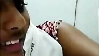 Young girl video call