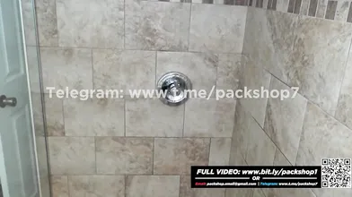 Evil white woman devours live fish in bathroom - vore giantess