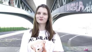 GERMAN SCOUT - First Anal Sex for German Skylar Sweet at Pick Up Casting in Berlin