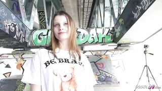 GERMAN SCOUT - First Anal Sex for German Skylar Sweet at Pick Up Casting in Berlin