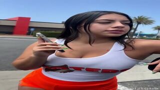 Hooters Threesome - Linda Lan