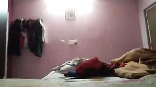 Tamil mom spy clothes changing video record by her son