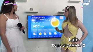Weather reporter gets group-fucked with double vaginal for very first time - Div