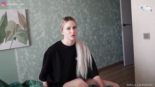 Babe's very first time gonzo homemade sex. Fantastic porn!