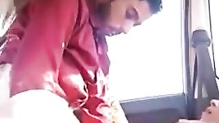 HInDI PUBLICPLACE Bhabhi In Car