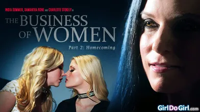 Milf business woman shows her submissive secretary whos boss