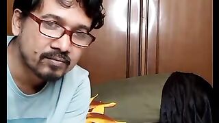 Desi Couple Playing
