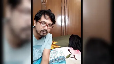 Desi Couple Playing