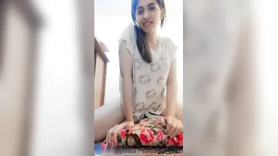 Desi Horny Cutie - Is Quenching The Thirst Of Her Smooth Pussy With Her Fingers