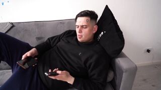 Adriano Macri rails this petite secretary's tight ass, making her cum rock-hard