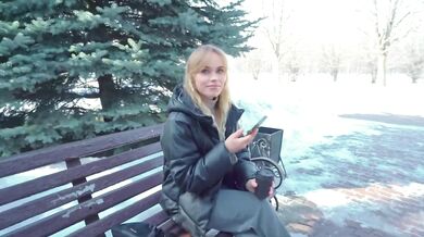 Public bj in the park with a stranger, then rode his rock-hard chisel at his pla