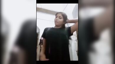 Gouthami reddy manthena Removing dress showing her Black bra nude boobs & pussy
