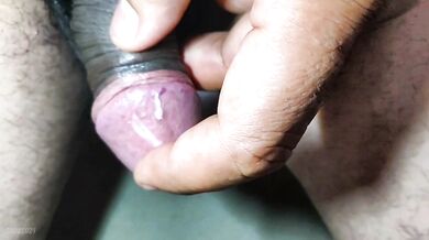 Indian Desi playing with vibratior