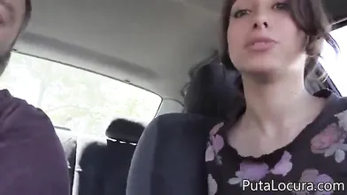 Paulina Moldes In The Car