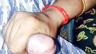 Tamil Desi playing with hubby cock