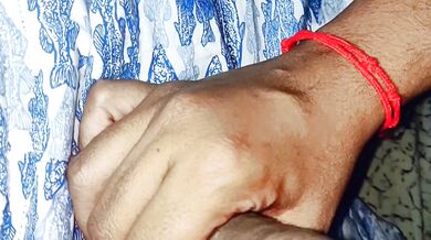Tamil Desi playing with hubby cock