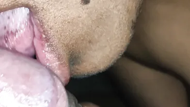 Desi blow job with cum