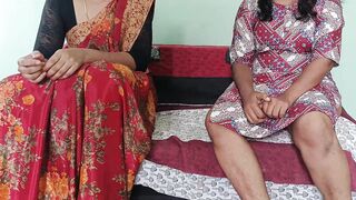 Couples enjoying hot threesome