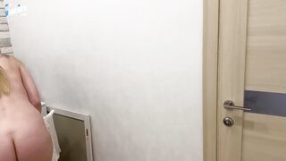 Intense family therapy leads to a real inexperienced couple's intimate moments i