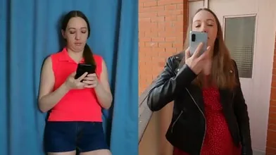 Stepdaughter Spies On Step-Daddy And Masturbates