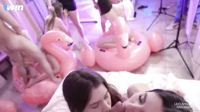 College fucky-fucky in hostel with top pornstars - best blowjob!