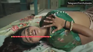 Bharti Jha Nude Boob Show With Sasur Ji Indian Web Series