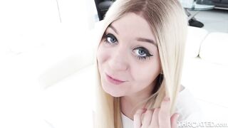 The Young Blonde And The Cock